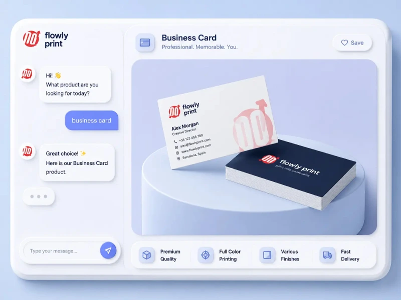 Business card finishes comparison — standard matte, PRO silk and raised spot UV side by side