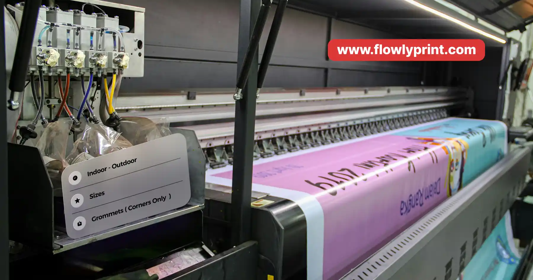 Scrim vinyl banner printing